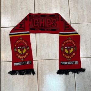 On Running Red and Black Manchester Scarf